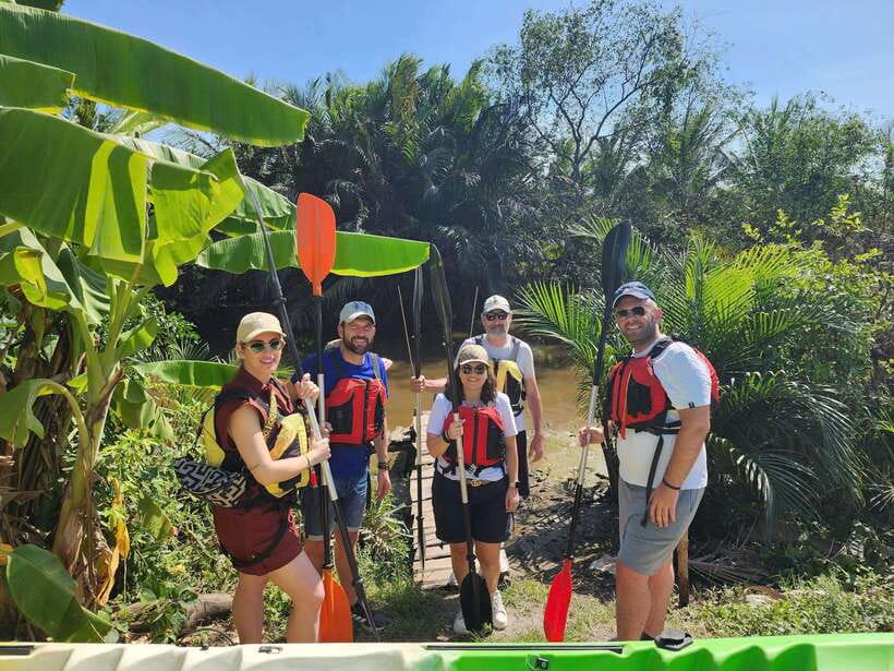 New Mekong Delta Nature 1Day: Bicycle-Kayak-Canoe & Fishing - Canoeing to the fruit orchard