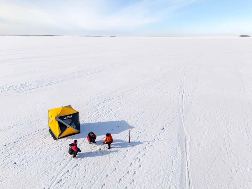 Oulu: Arctic Sea Ice Fishing - Starting at Nallikari beside the frozen sea