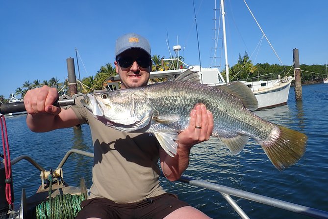 Out n About Sportfishing for Share and Private Charters on Reef and Estuary - A small boat changes the whole fishing experience