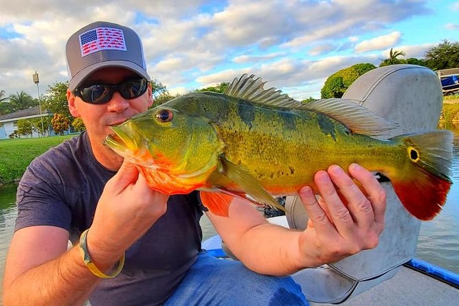 Peacock Bass Fishing Trips Near Key Largo - Weather, cancellation, and comfort