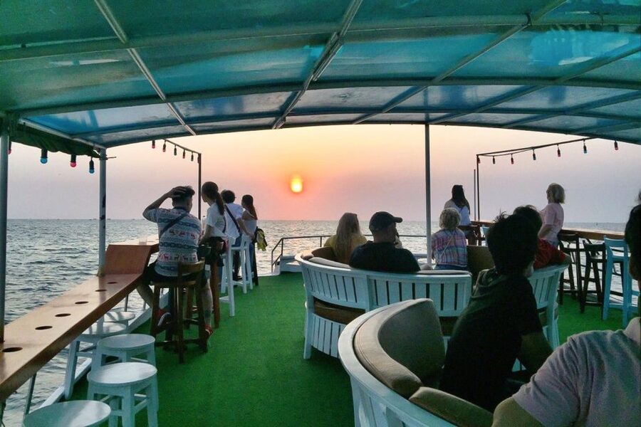 Phu Quoc Sunset and Night Squid Fishing with Dinner - The harbor and the first views from the boat