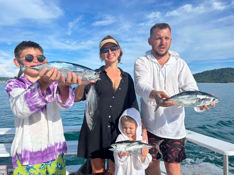 Phuket: Racha Island Fishing and Snorkeling Boat Tour - From Phuket hotels to Chalong Pier