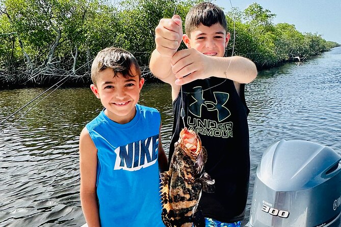 Private 2 Hour Kids and Family Fishing Marco Island, FL - Dolphins, birds, and the wildlife bonus