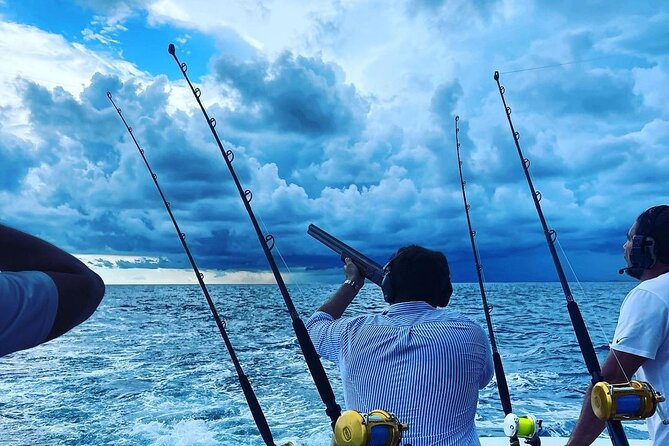 Private Charter Saltwater Fishing with Ocean Skeet Shooting - Fishing Time: The Catch Is Never Guaranteed