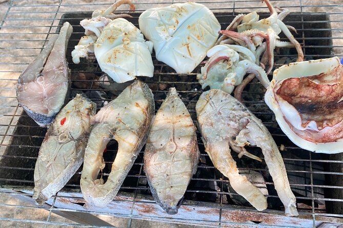 Private Excursions To Wild Island For Swimming Fishing BBQ Lunch - A barbecue on the beach