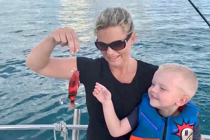 Private Fishing Charter for Family and Friends in Honolulu - Two hours of bottom reef fishing