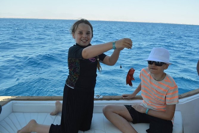 Private Fishing Full Day Boat with Equipment and Lunch - Hurghada - Snorkeling at a Red Sea reef