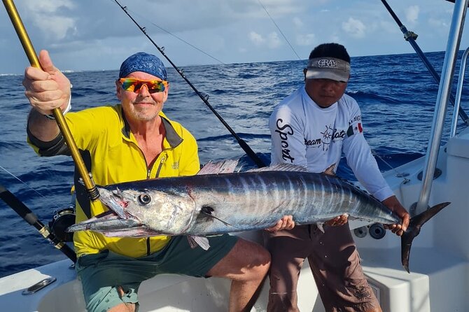 Private Half-Day Fishing Experience in Puerto Morelos - Trolling first, with open-water fish in play
