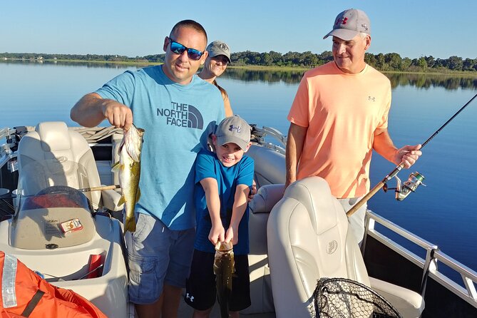 Private Pontoon Fishing Charter on Lake Tohopekaliga in FL - How the price works for a group of six