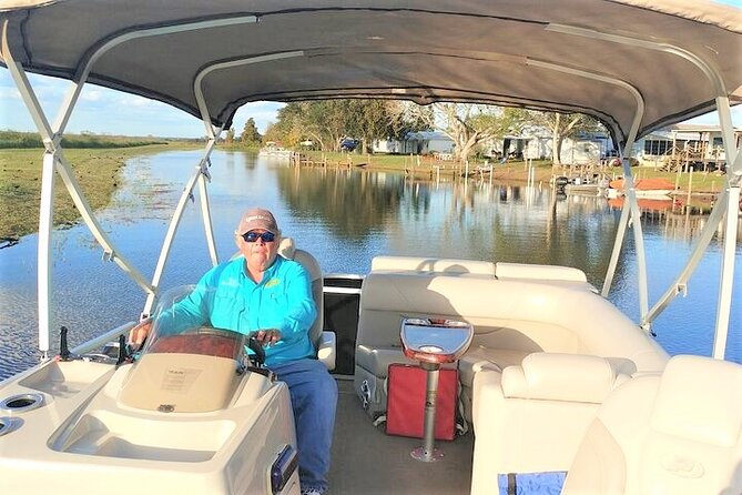 Private Pontoon Fishing Charter on Lake Tohopekaliga in FL - The four locations around your route