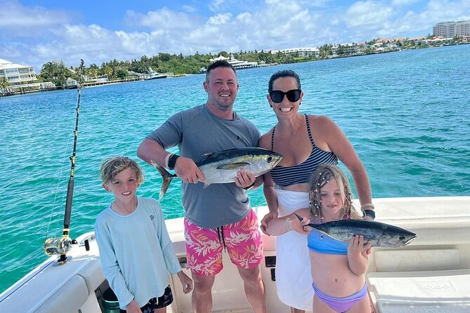 Private Snorkeling or Fishing Charter in Nassau - 38ft Free Time - Fishing with bait, tackle, and patient help