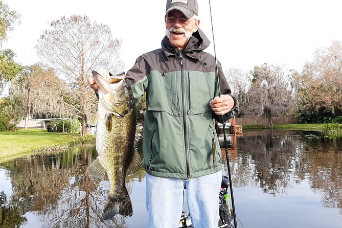 Private Trophy Bass Harris Chain of Lakes Fishing Charter - Stop 2: Wooton Park and changing fishing areas