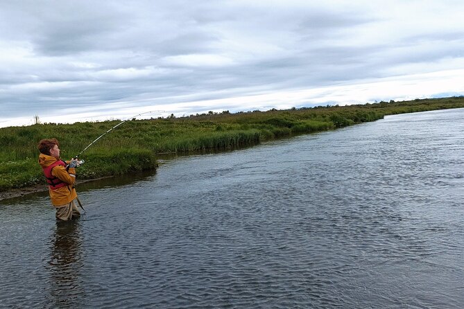 Private Trout and Char Fishing in Icelandic Serenity Experience - Fishing beside lava fields and mountain views