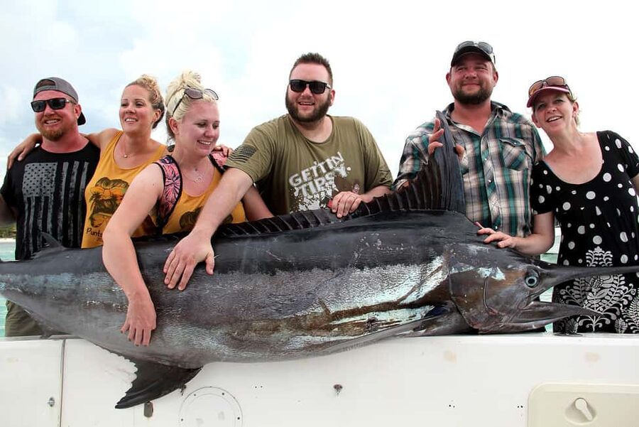 Punta Cana offshore private fishing charter "Sherlock" 39 ' - The gear is ready for serious fish