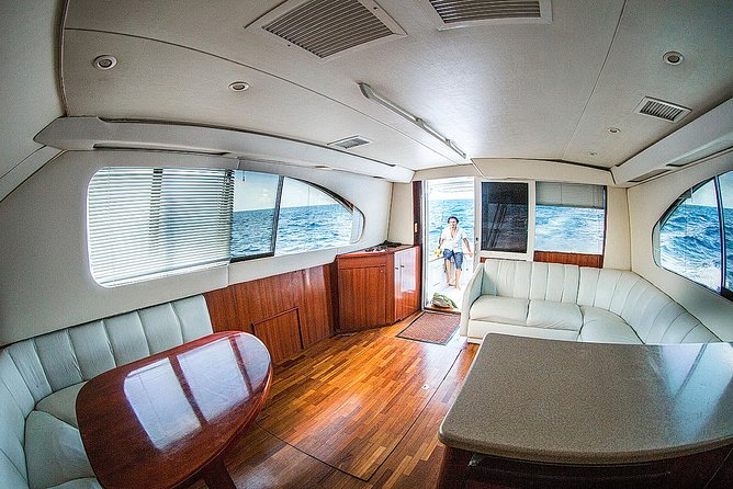 Punta Cana Private Fishing Charter boat Fortuna 42' - Adding snorkeling, swimming, or a beach stop