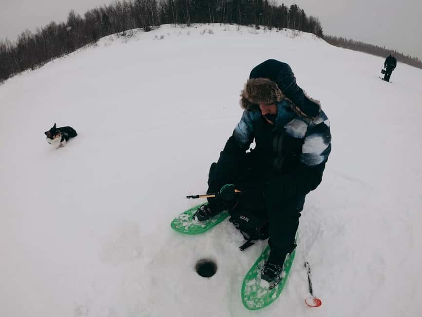 Pyhä: Ice Fishing Experience at Frozen Lake - What the two-hour schedule feels like