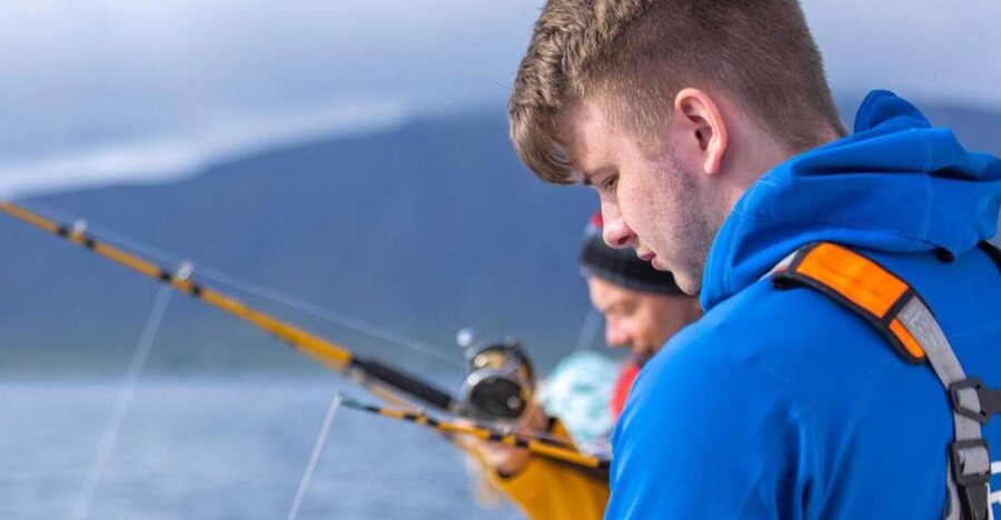 Reykjavik: Sea Fishing Boat Tour & BBQ with the Day's Catch - Learning the ropes on the first fishing spot