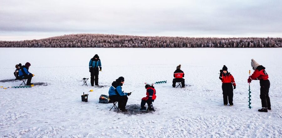 Rovaniemi: Quad Bike Ride and Ice Fishing - Who will enjoy this experience most?