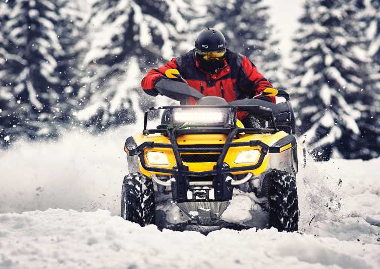 Rovaniemi: Quad Bike Ride and Ice Fishing - Before the ride: safety, equipment, and driving rules