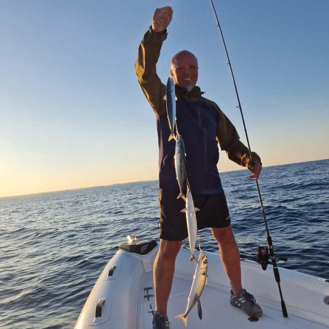 Rovinj fishing tour with boat - The 20-minute ride from harbour to fishing spot