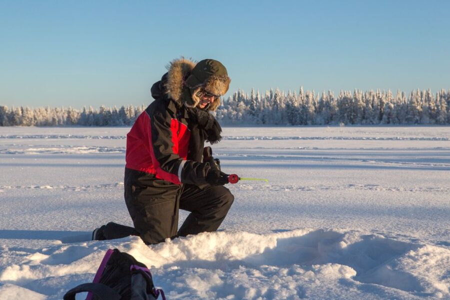 Ruka: Ice fishing trip - Why pilkki is worth trying near Ruka