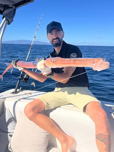 Santa Cruz de Tenerife: Private Family Fishing Tour - The lagoon stop: a welcome break from the rods