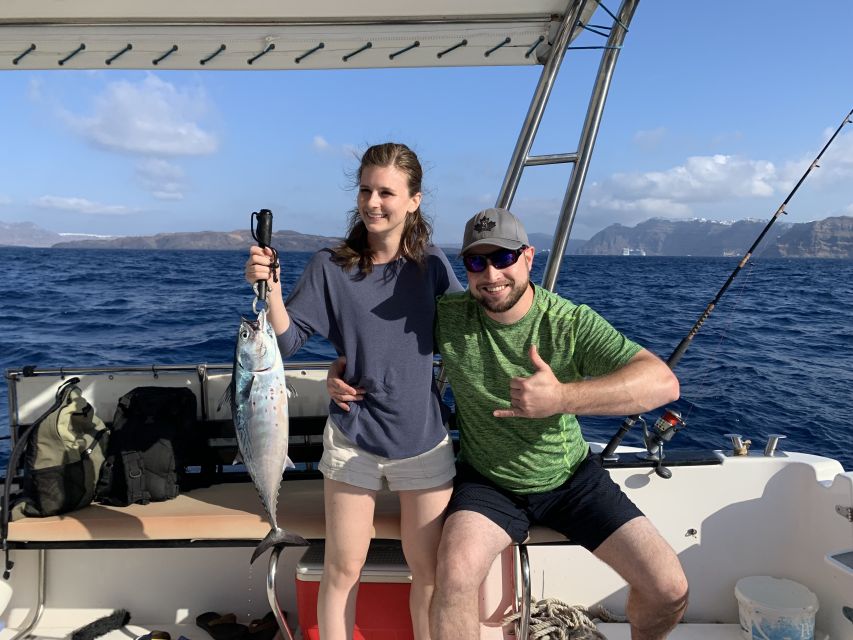Santorini Private Cruise boat fishing tour - BBQ, Snorkeling - Is $1,001 good value for two people?
