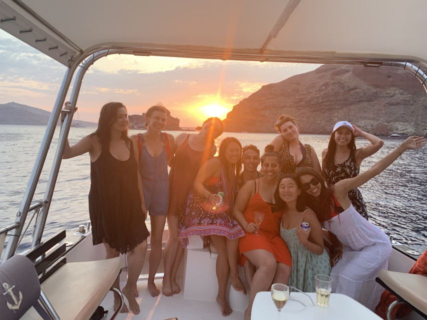 Santorini Private Cruise boat fishing tour - BBQ, Snorkeling - Who will enjoy this cruise most?
