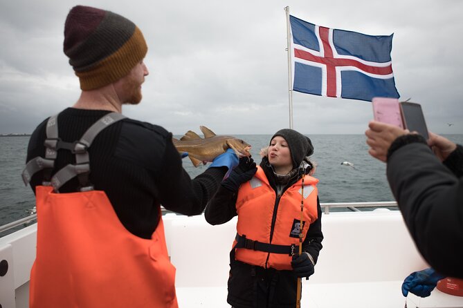 Sea Fishing Experience from Reykjavik - Eating your catch on the boat