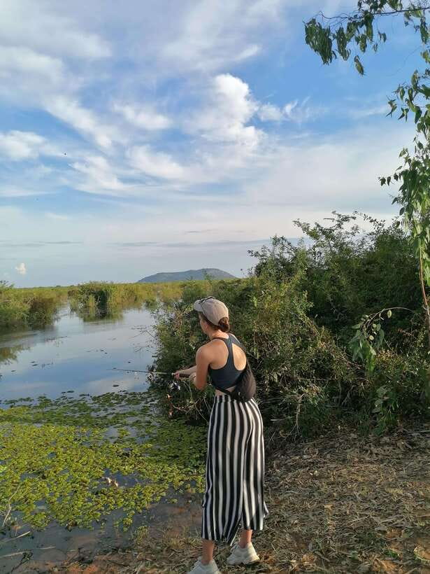 Siem Reap: Fishing in the rice fields, in the villages of Siem Reap - Who will enjoy this most