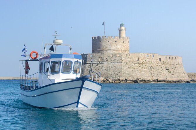 Skevos Fishing Trip Rhodes - Ground fishing and a break in the water