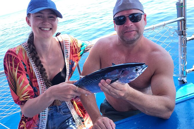 Skevos Fishing Trip Rhodes - Boat comfort, equipment, and group size