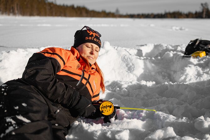 Snowmobile Safari with Ice Fishing and Outdoor Lunch in Levi - What $249.42 buys you