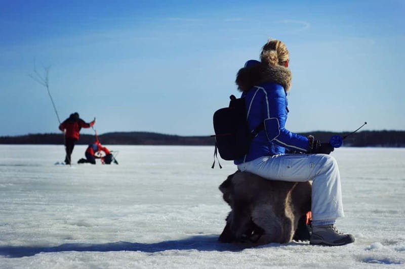 Snowshoe Trip for Ice Fishing in Saariselka - Christina’s guiding style and group comfort