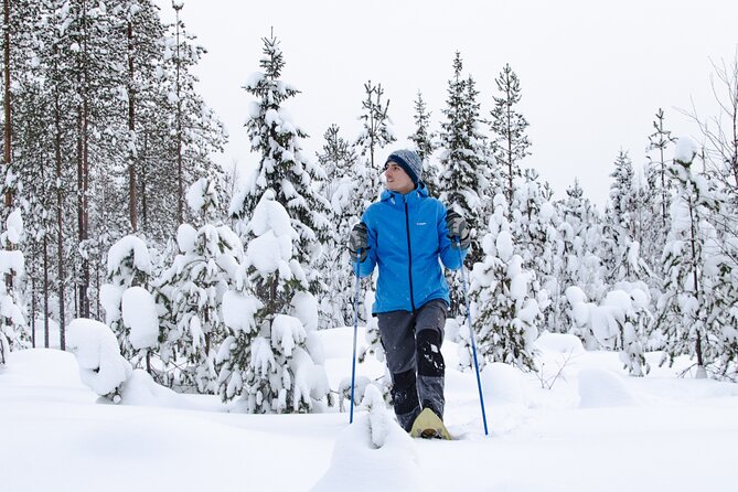 Snowshoeing Adventure with Ice-Fishing, Fire and Survival - Why this Rovaniemi snowshoe tour feels different