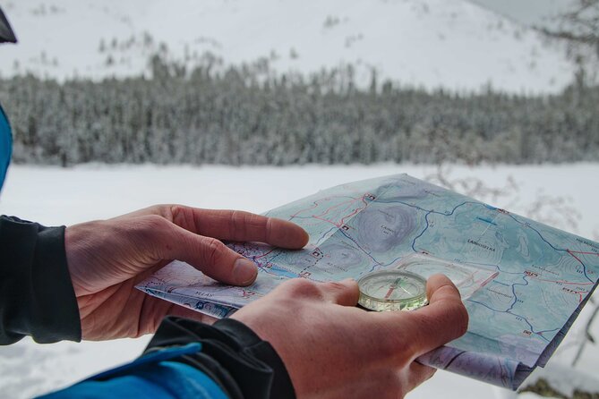 Snowshoeing Adventure with Ice-Fishing, Fire and Survival - Lunch by the fire and time to ask questions