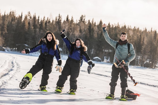 Snowshoeing and Ice Fishing Tour - Leaving Rovaniemi for a quieter Finland