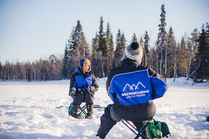 Snowshoeing and Ice Fishing Tour - Getting used to snowshoes before the forest walk