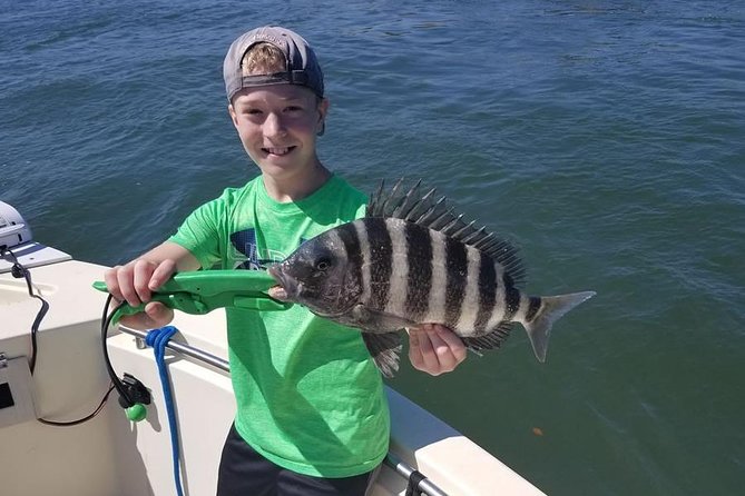 St Augustine Inshore Fishing Charter - Seeing Vilano Beach Nature Boardwalk from the Water