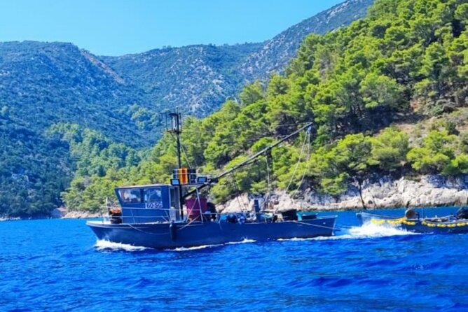 Traditional Mengo Fishing & fish picnic Hvar - Speedboat ride to Hvar’s working fishermen