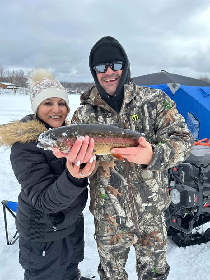 Wasilla: Ice Fishing Experience - How the deadstick fishing works for you