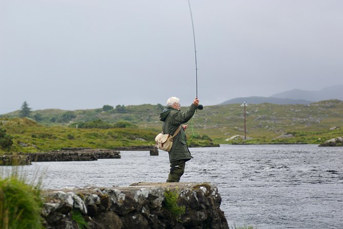 Wild Brown Trout fishing. Lough Corrib. French speaking Ghillie/Guide. Full day. - Fishing a natural brown trout water