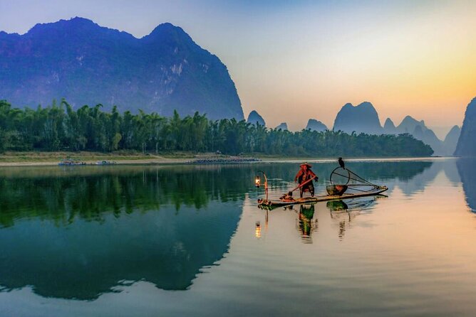 Xianggong Hill Cormorant fishing show Fuli ancient bridge DayTour - Xingping Town and the cormorant fishing show