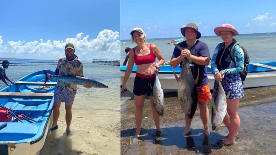 Zanzibar Sea Fishing Boat Tour experience with Transfer - Reaching the small fishing boat